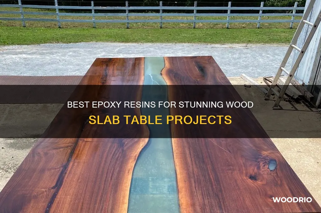 which epoxy for wood slab tables