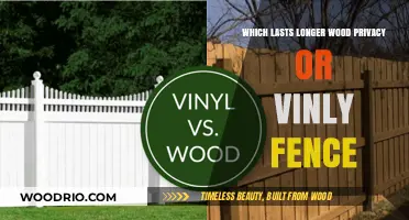 Wood vs. Vinyl: Which Privacy Fence Lasts Longer?