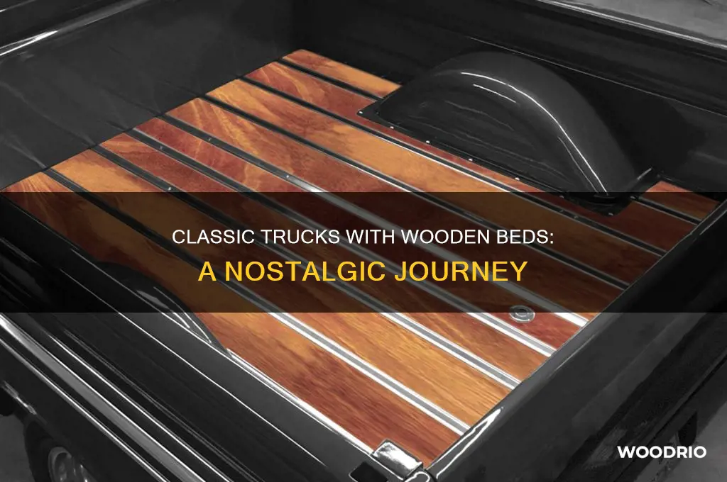 which old trucks had wood beds