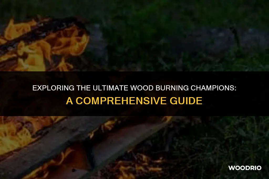 which wood burns the hottest