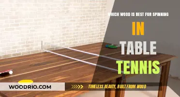 Top Wood Choices for Optimal Table Tennis Spin Performance