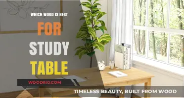 Best Wood for Study Tables: Durability, Aesthetics, and Functionality Compared