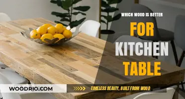 Choosing the Perfect Wood for Your Kitchen Table: A Comprehensive Guide
