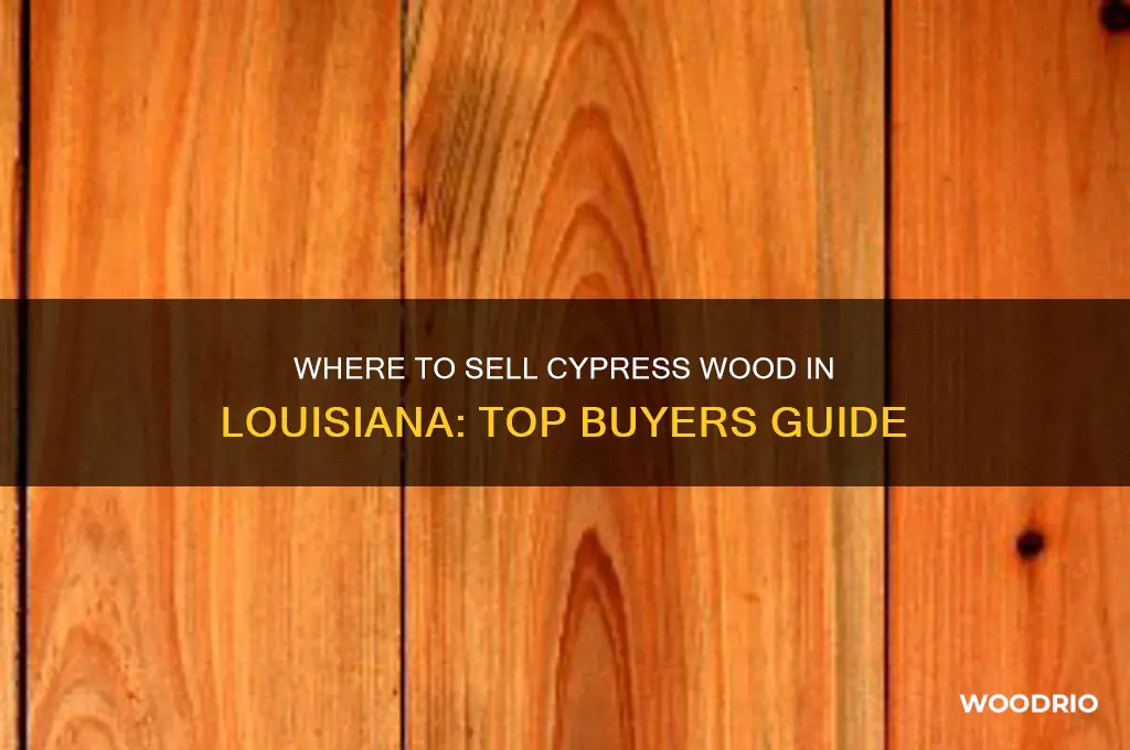 who buys cypress wood in louisiana