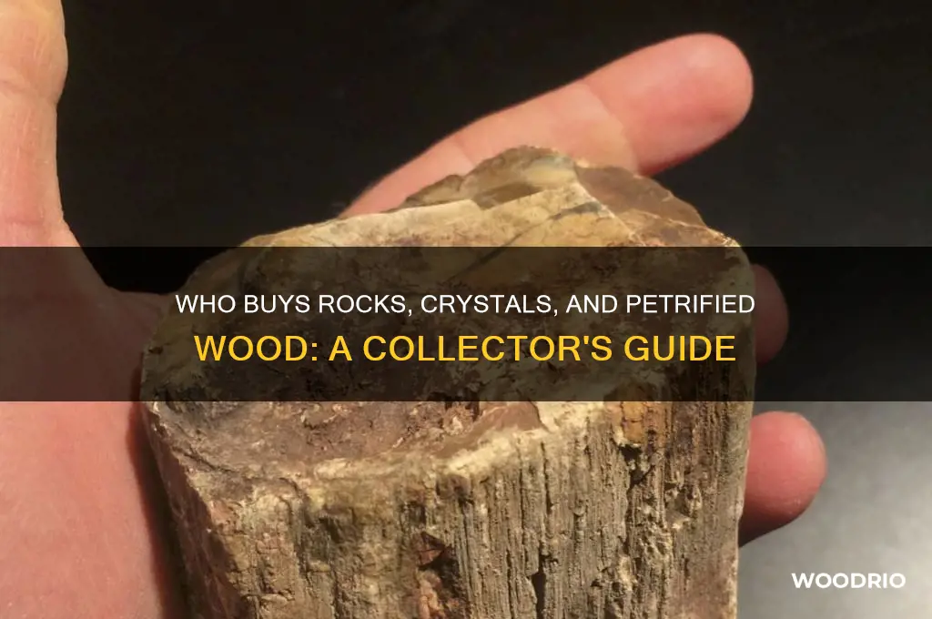 who buys rocks crystals and petrified wood