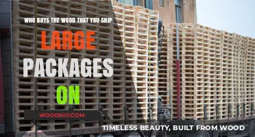 Who Purchases the Wood Used for Shipping Large Packages?