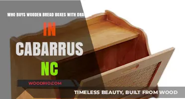Cabarrus NC Shoppers: Who's Buying Wooden Bread Boxes with Drawers?