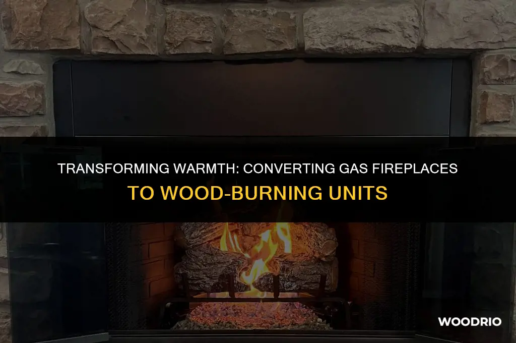 who can convert a gas fireplace to wood burning