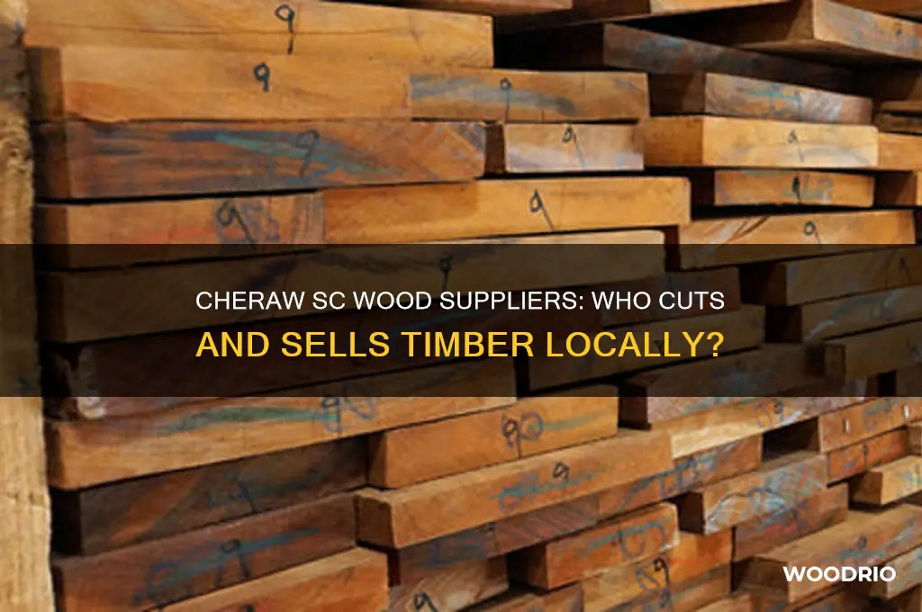 who in cheraw sc cut and buy wood