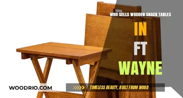 Where to Buy Wooden Snack Tables in Fort Wayne, Indiana