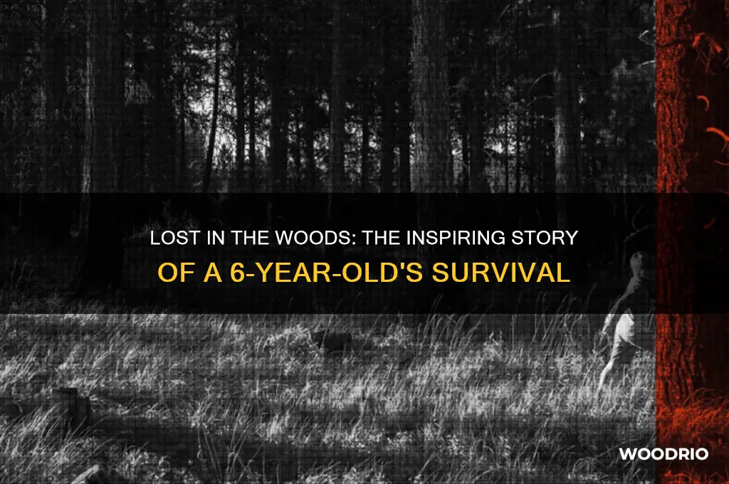 who what with 6-year old lost in the woods
