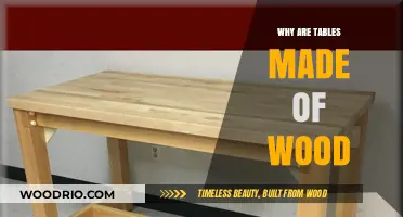 Why Wood Reigns Supreme in Table Construction: A Deep Dive