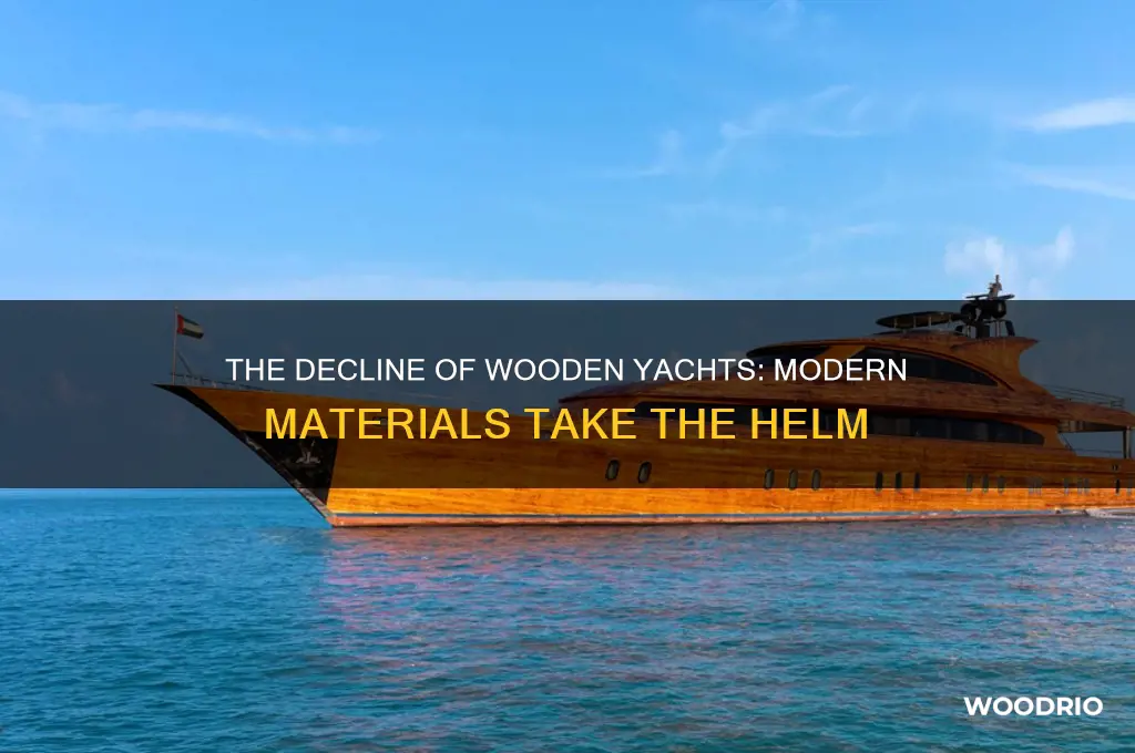 why are yachts no longer made from wood