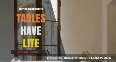 Why Wood Coffee Tables Often Feature Lite Construction Explained