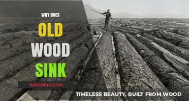 Why Old Wood Sinks: Unraveling the Science Behind Its Buoyancy Loss