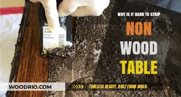 Challenges of Stripping Non-Wood Tables: Surprising Difficulties Explained