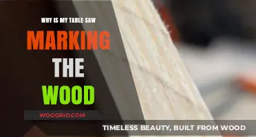 Table Saw Wood Marking: Causes and Solutions for Smooth Cuts