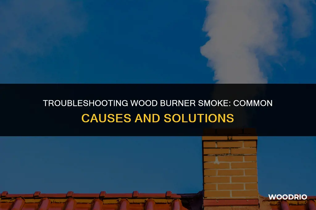 why is my wood burner smoking