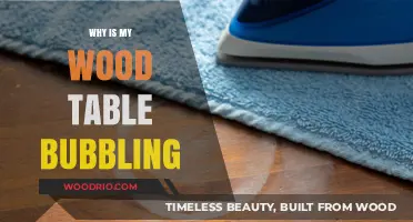 Why Wood Tables Bubble: Causes, Prevention, and Repair Solutions