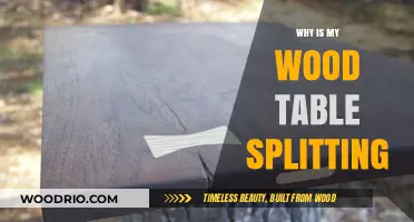 Why Is My Wood Table Splitting? Causes and Solutions Explained
