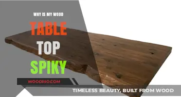 Why Your Wood Tabletop Feels Spiky: Causes and Solutions