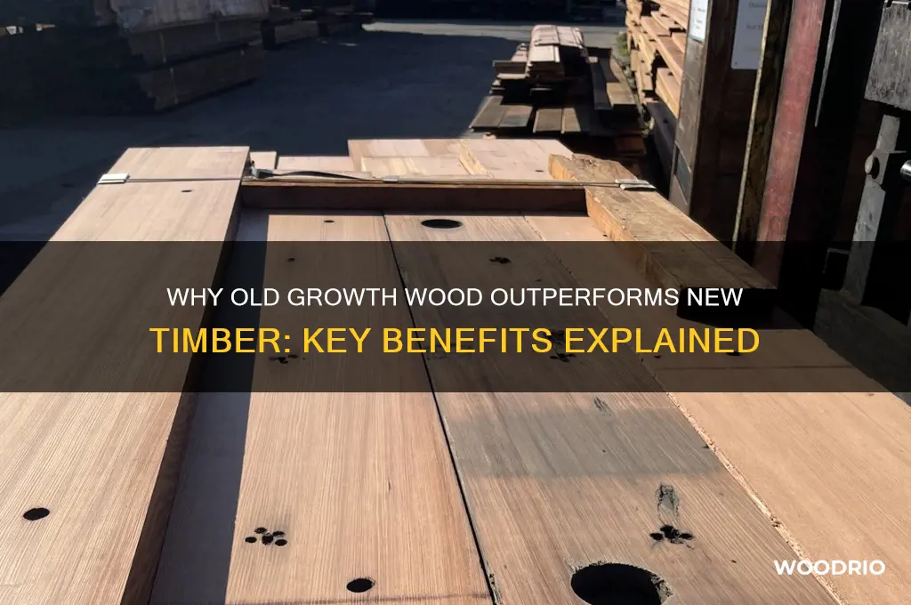 why is old growth wood better