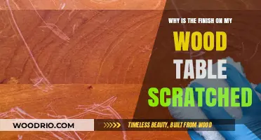 Why Your Wood Table Finish Scratches Easily: Causes & Solutions