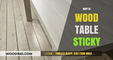 Why Your Wood Table Feels Sticky: Causes and Quick Fixes