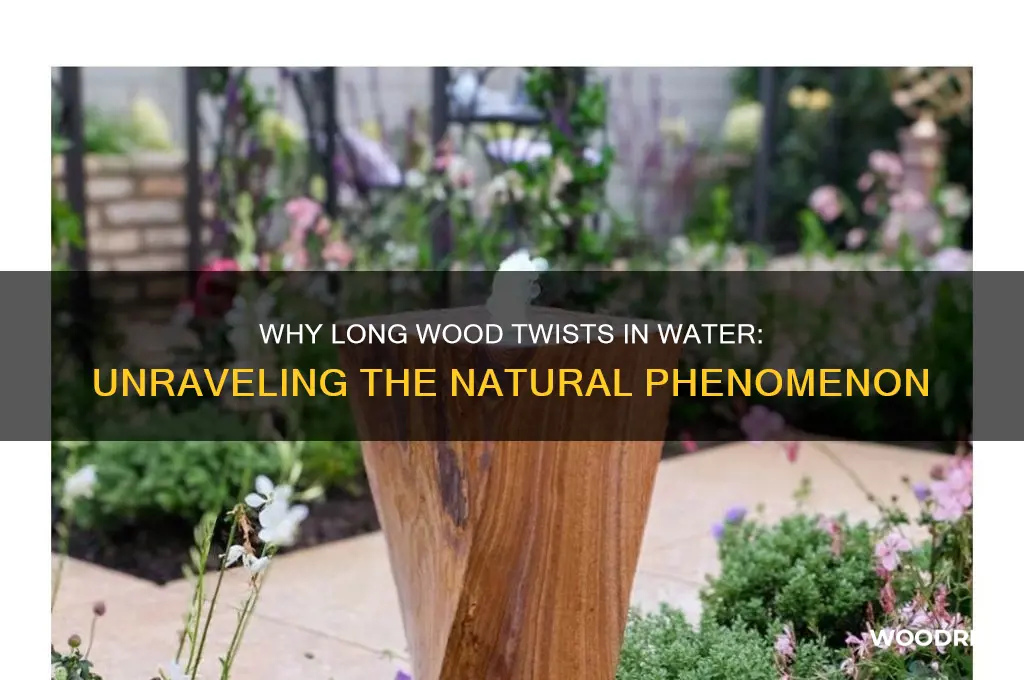 why long wood twist in water