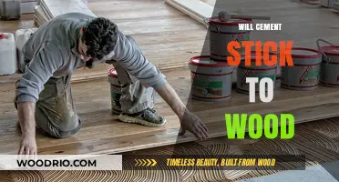 Exploring Adhesion: Will Cement Stick to Wood?