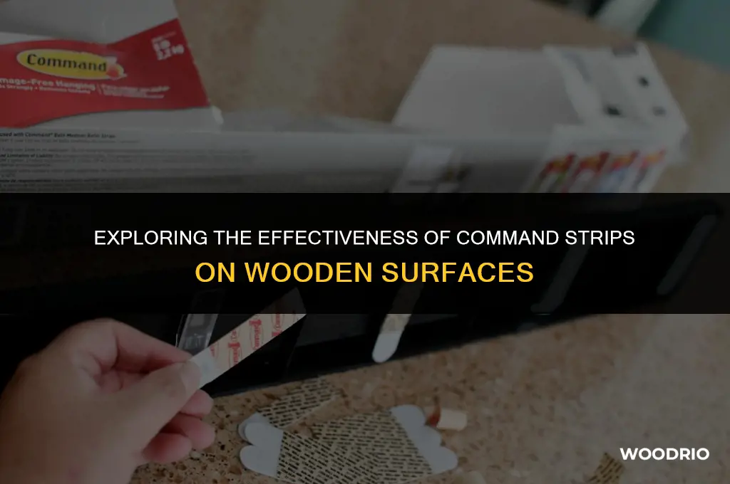 will command strips work on wood