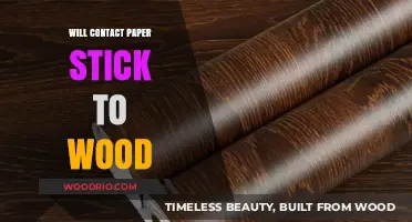 Exploring Adhesion: Will Contact Paper Stick to Wood?
