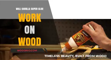 Exploring Gorilla Super Glue's Bonding Power on Wood Surfaces