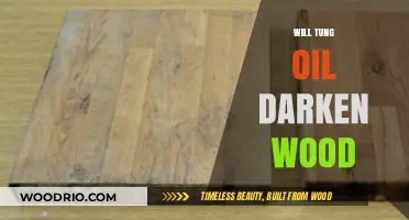 Enhancing Wood's Natural Beauty: The Impact of Tung Oil on Color and Finish