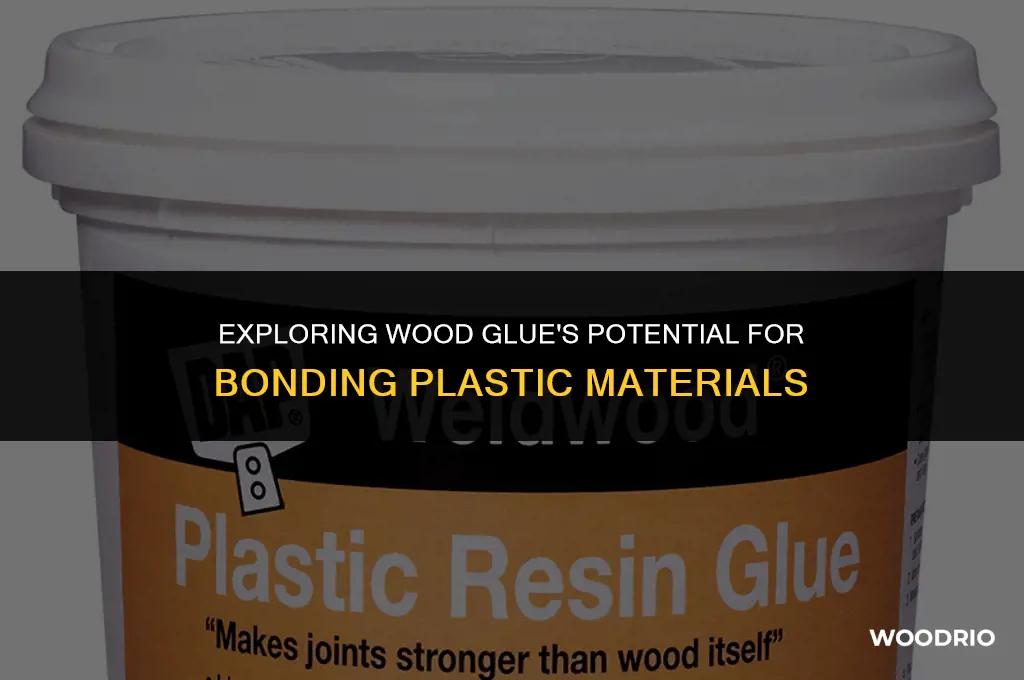 will wood glue work on plastic