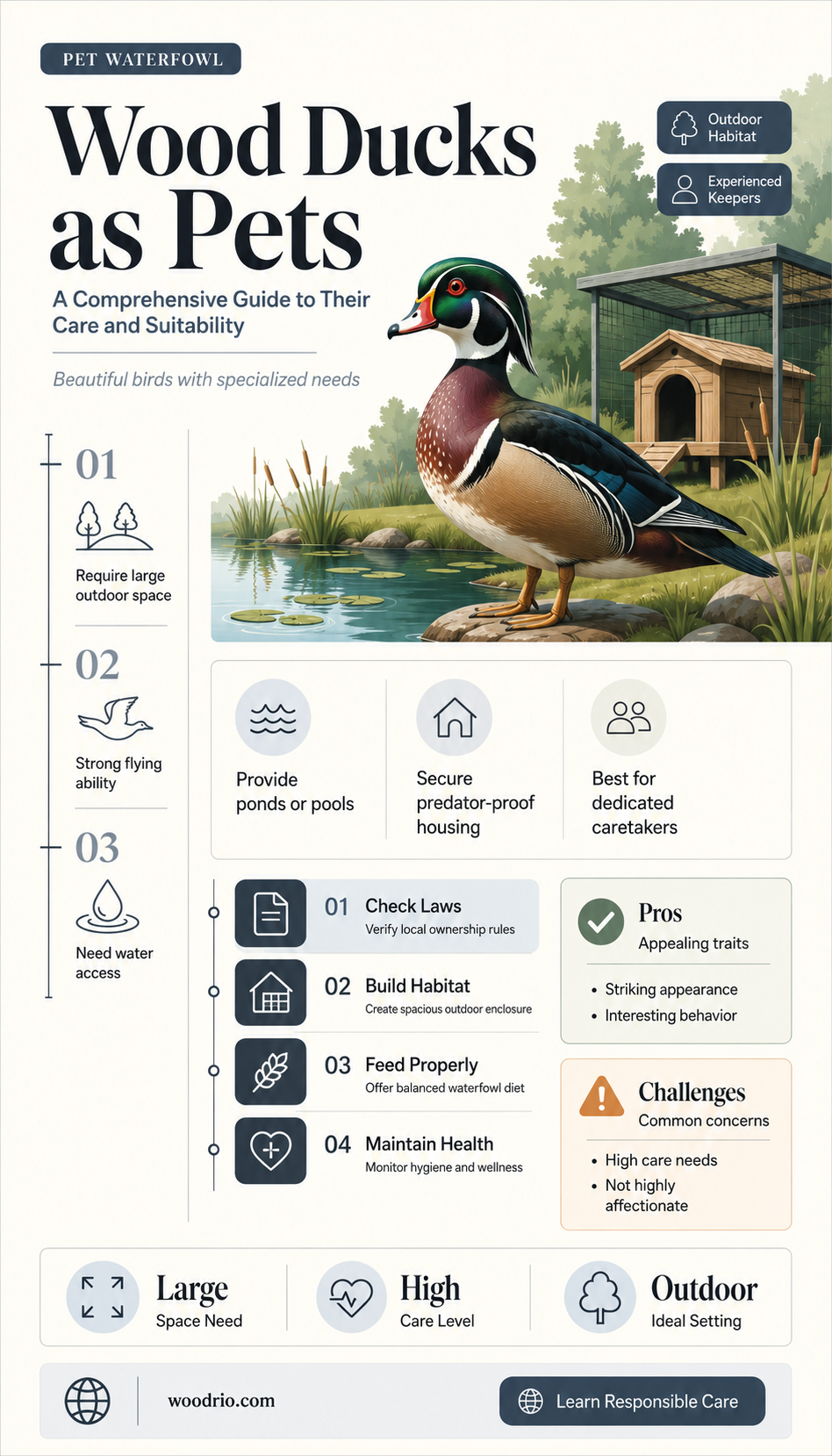 are wood ducks good pets