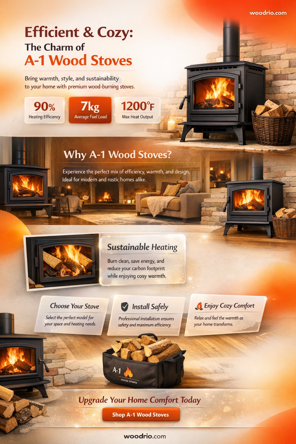 a-1 wood stoves