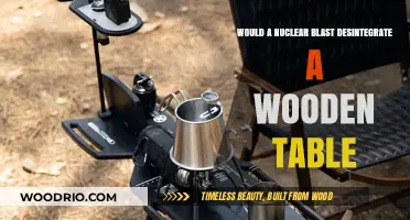 Nuclear Blast Impact: Can a Wooden Table Survive the Explosion?